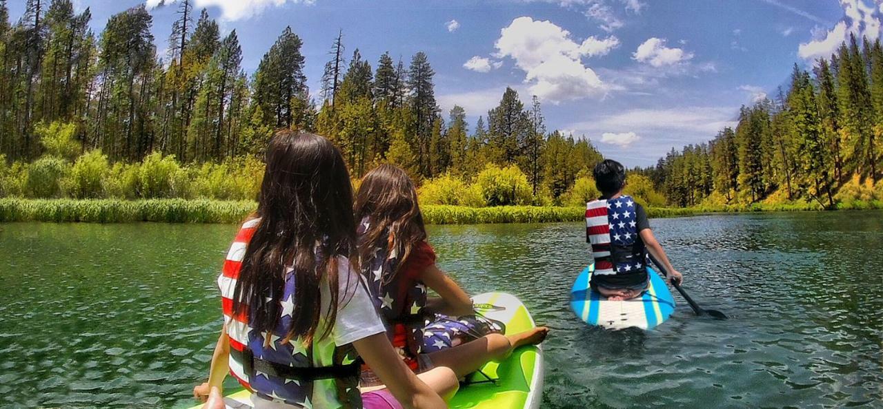 Bend-Sunriver Camping Resort Wheelchair Accessible Yurt 13 Esterno foto